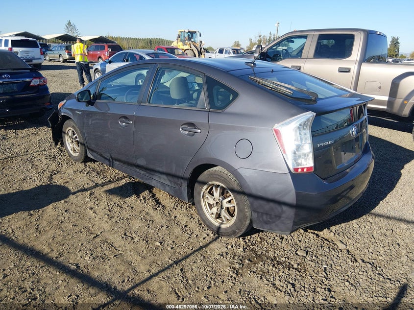 Vin: jtdkn3duxa1025086, lot: 46797219, toyota prius ii 20103