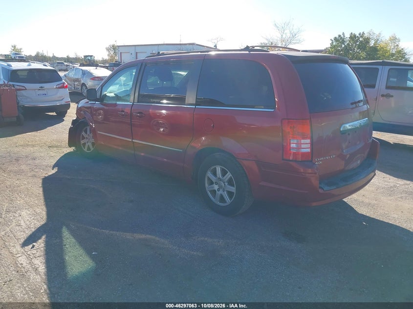 Vin: 2a4rr5d1xar127790, lot: 46797226, chrysler town & country touring 20103