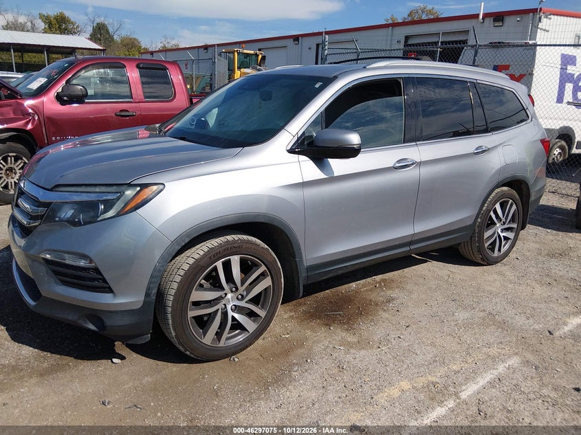 Vin: 5fnyf6h97jb039565, lot: 46797238, honda pilot touring 20182