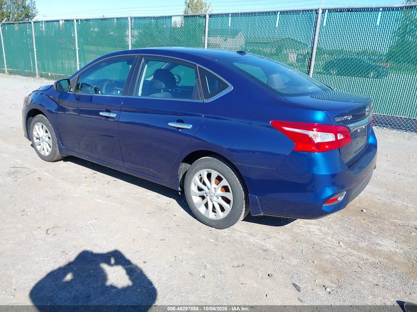 Vin: 3n1ab7ap7jy216182, lot: 46797251, nissan sentra sv 20183