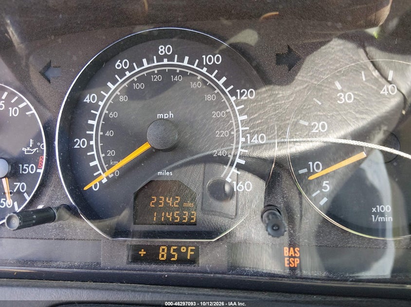 MERCEDES-BENZ SL 500 1999 VIN WDBFA68FXXF174487