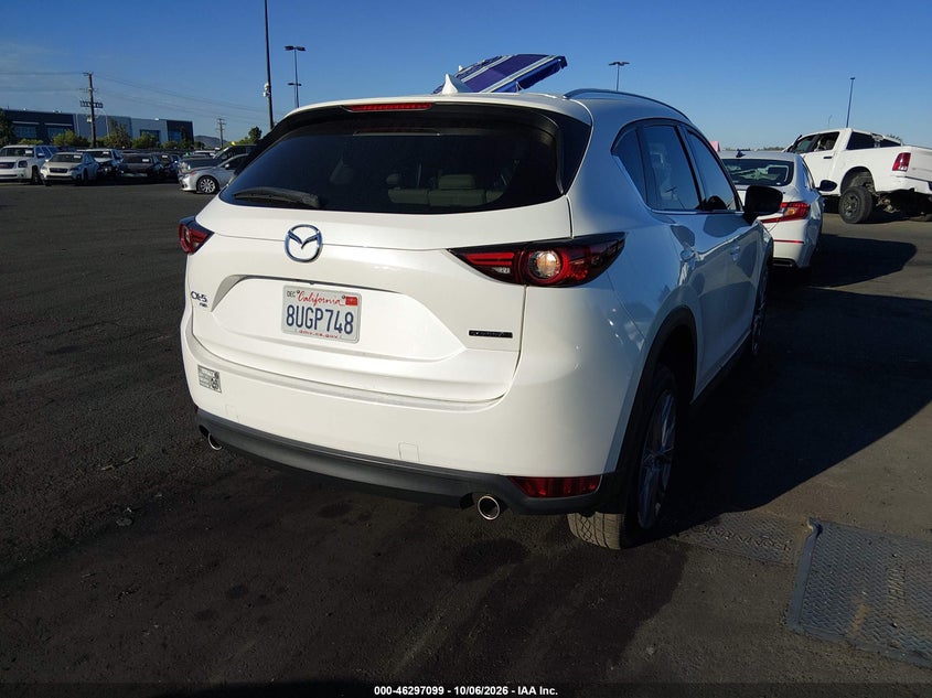 Vin: jm3kfbdm2m1300940, lot: 46797262, mazda cx-5 grand touring 20214