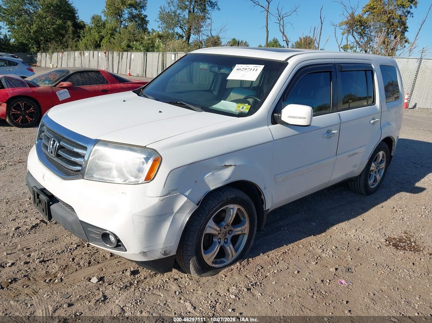 Vin: 5fnyf4h55cb075422, lot: 46797274, honda pilot ex-l 20122