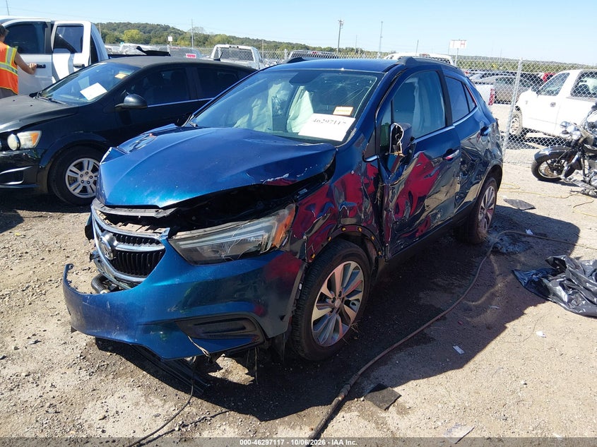 Vin: kl4cjasb5kb759937, lot: 46797280, buick encore fwd preferred 20192