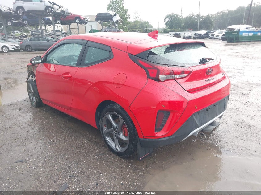 Vin: kmhtg6af5ku017303, lot: 46797284, hyundai veloster 2.0 20193