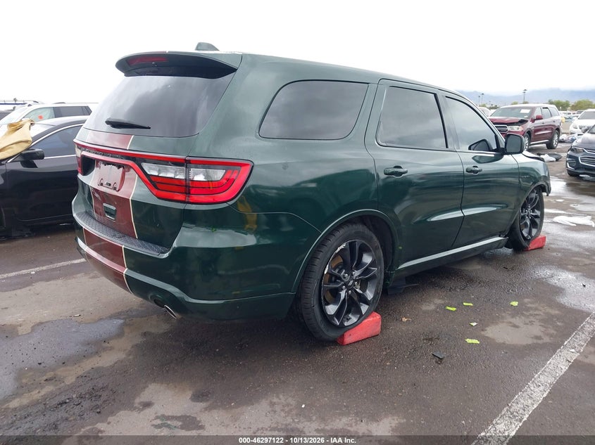 Vin: 1c4sdhct6mc877906, lot: 46797285, dodge durango r/t rwd 20214