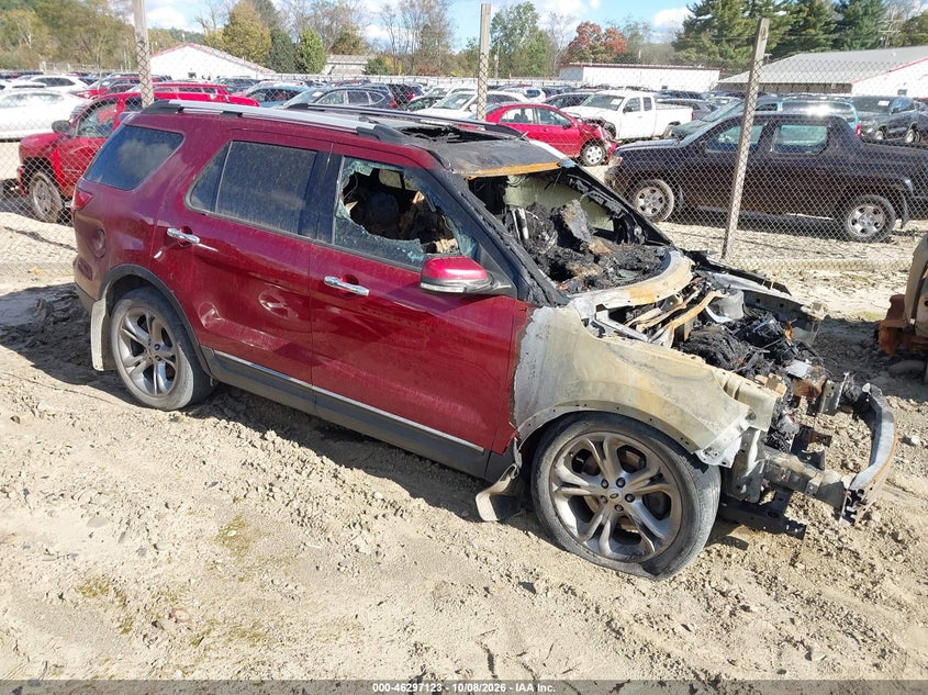 Vin: 1fm5k8f8xfgb00338, lot: 46797286, ford explorer limited 20151