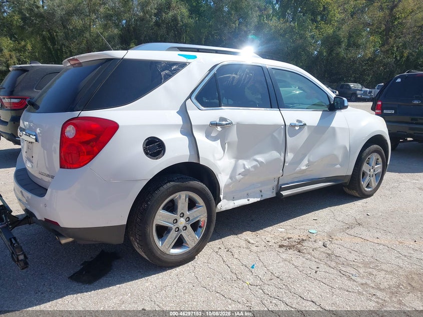 Vin: 2gnflhe33f6307317, lot: 46797316, chevrolet equinox ltz 20154