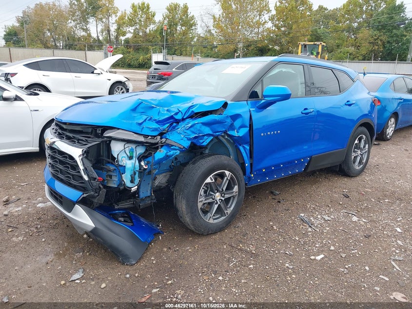 Vin: 3gnkbcr4xss170881, lot: 46797324, chevrolet blazer fwd 2lt 20252