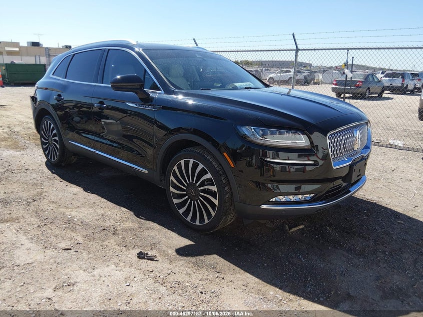 Vin: 2lmpj9jp8nbl02833, lot: 46797350, lincoln nautilus black label 20221