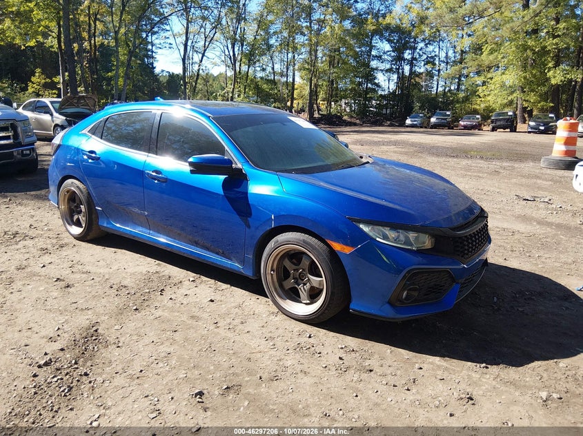 Vin: shhfk7h52ju428957, lot: 46797369, honda civic ex 20181