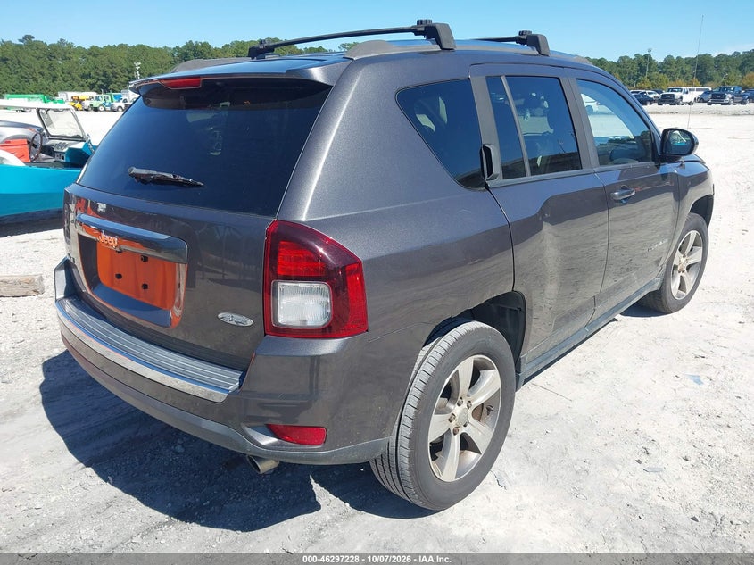 Vin: 1c4njdeb7gd737073, lot: 46797391, jeep compass high altitude edition 20164