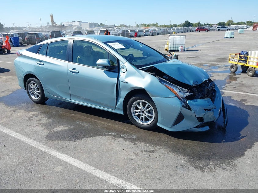 Vin: jtdkbrfu4j3582315, lot: 46797420, toyota prius two 20181