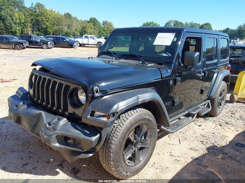 Vin: 1c4hjxdg4pw676071, lot: 46797449, jeep wrangler 4-door sport altitude 4x4 20232