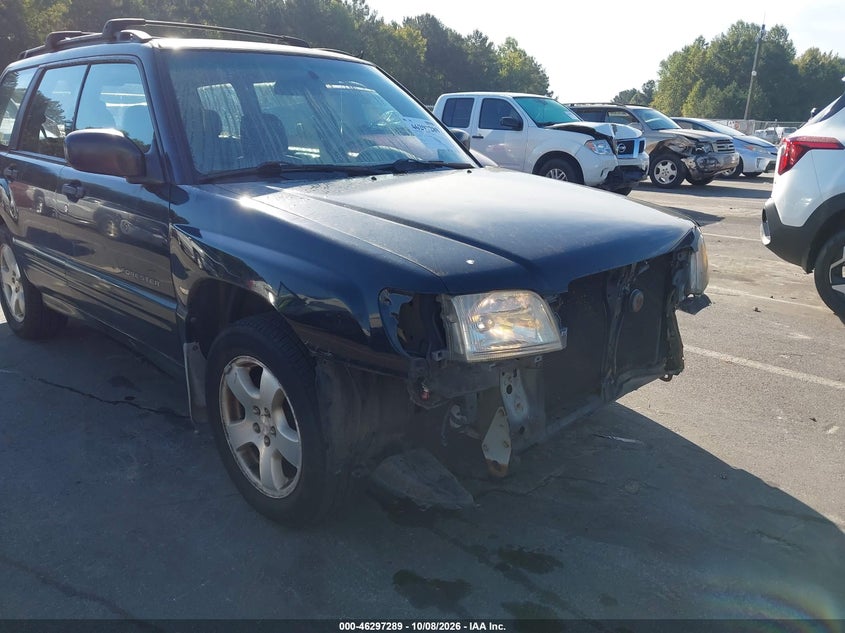 SUBARU FORESTER 2002 VIN JF1SF65672H753994