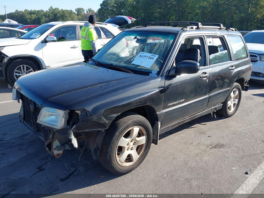 SUBARU FORESTER 2002 VIN JF1SF65672H753994