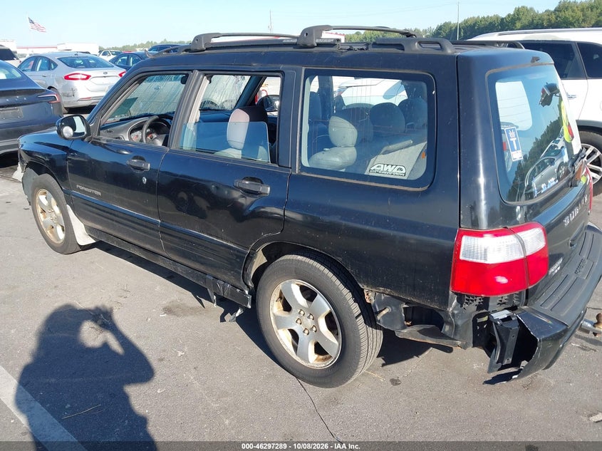 SUBARU FORESTER 2002 VIN JF1SF65672H753994