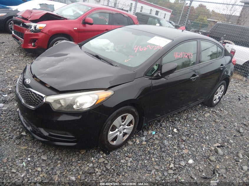 Vin: knafk4a65f5433904, lot: 46797456, kia forte lx 20152