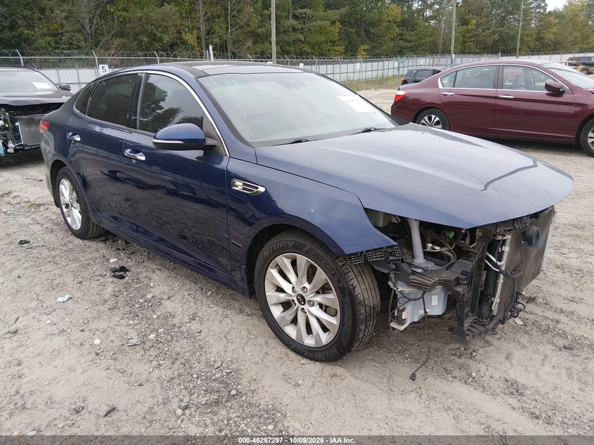 Vin: 5xxgu4l3xjg223386, lot: 46797460, kia optima ex 20181