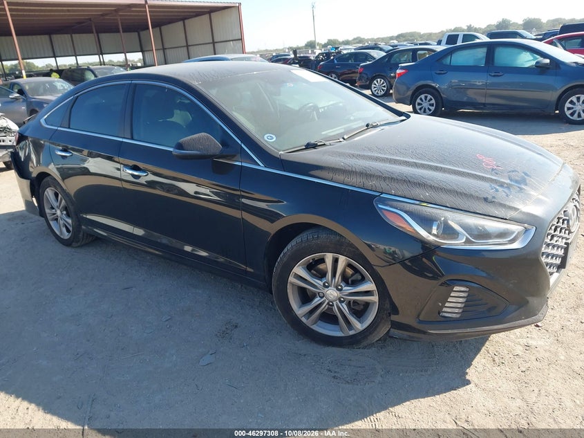 Vin: 5npe34af7jh721136, lot: 46797471, hyundai sonata sel+ 20181