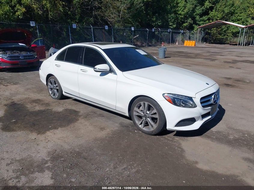 Vin: 55swf4jb6ju268889, lot: 46797477, mercedes-benz c 300 20181