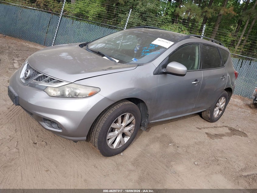 Vin: jn8az1mw8bw157665, lot: 46797480, nissan murano sl 20112