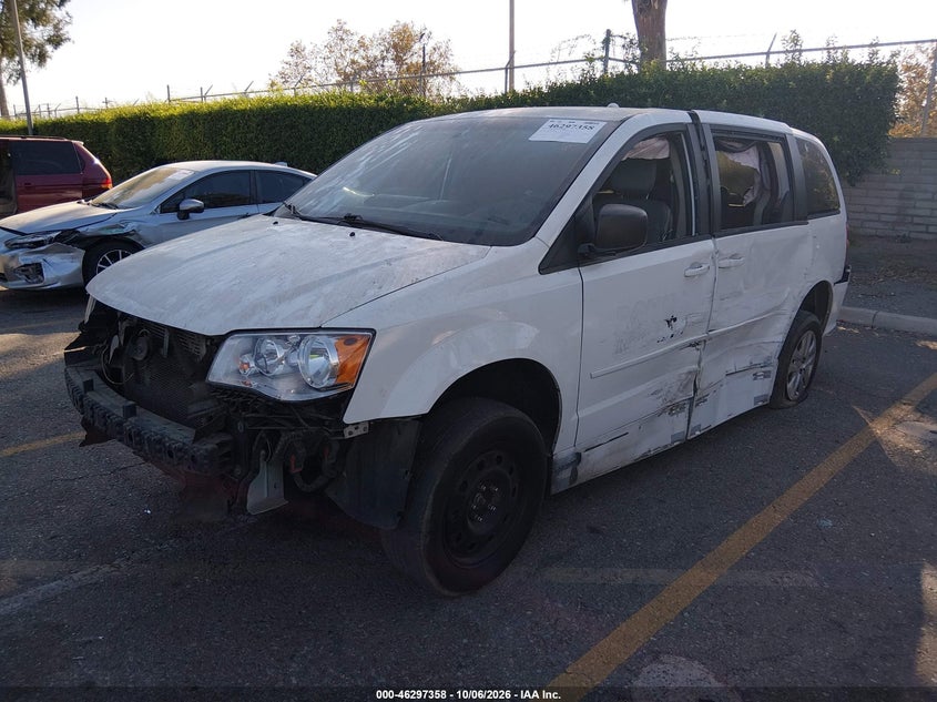 Vin: 2c7wdgbg7er384280, lot: 46797521, dodge grand caravan se 20142