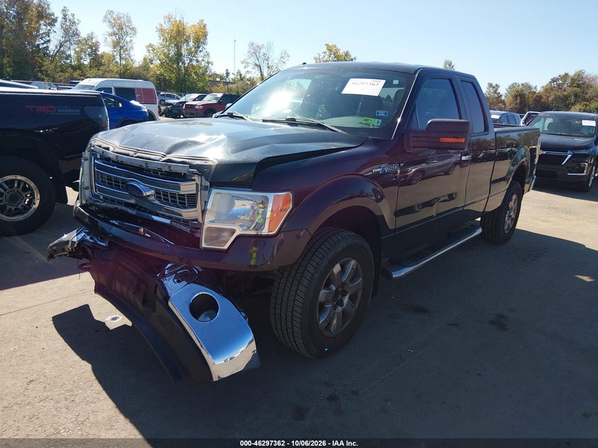 2013 Ford F-150 Xlt, Удар спереди, IAAI, VIN 1FTFX1EF0DFD14260 — фото 2