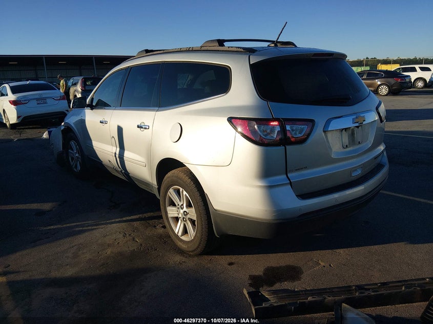 Vin: 1gnkrgkd5dj109052, lot: 46797533, chevrolet traverse 1lt 20133
