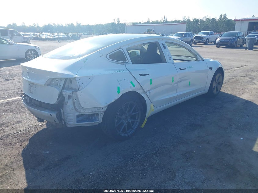 Vin: 5yj3e1ea7pf493578, lot: 46797589, tesla model 3 rear-wheel drive 20234
