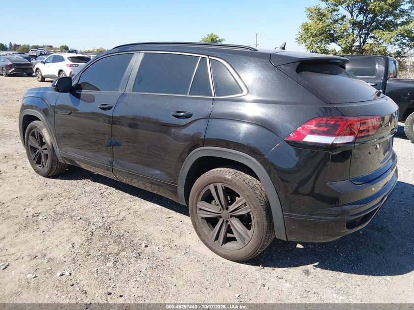 Vin: 1v2sc2ca6pc213705, lot: 46797603, volkswagen atlas cross sport 2.0t sel r-line black 20233