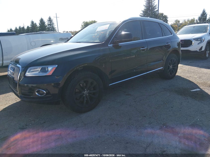 2017 Audi Q5 2.0T Premium, Повреждение двигателя, IAAI, VIN WA1C2AFP9HA026906 — фото 2
