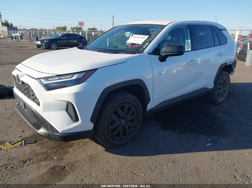 Vin: 2t3f1rfv0pw357375, lot: 46797652, toyota rav4 le 20232