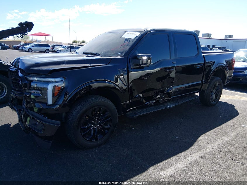 Vin: 1ftfw5l55skf19162, lot: 46797665, ford f-150 lariat 20252