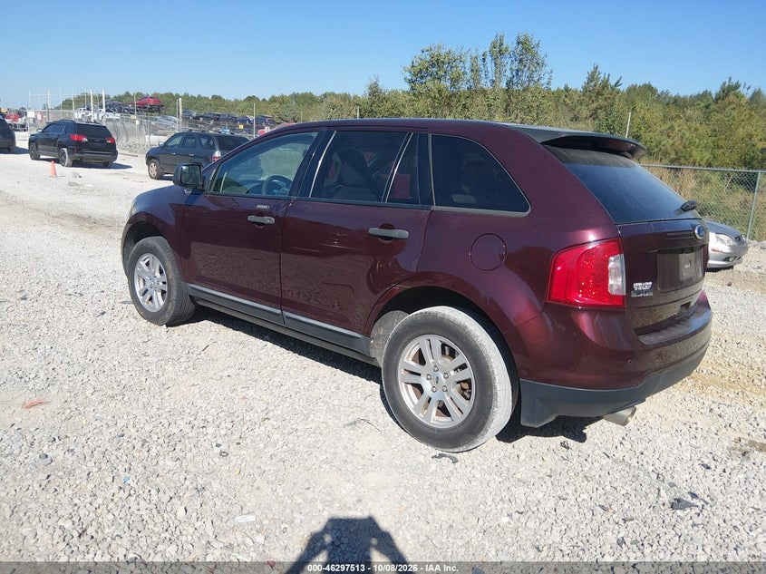 Vin: 2fmdk3gc3bba32824, lot: 46797676, ford edge se 20113