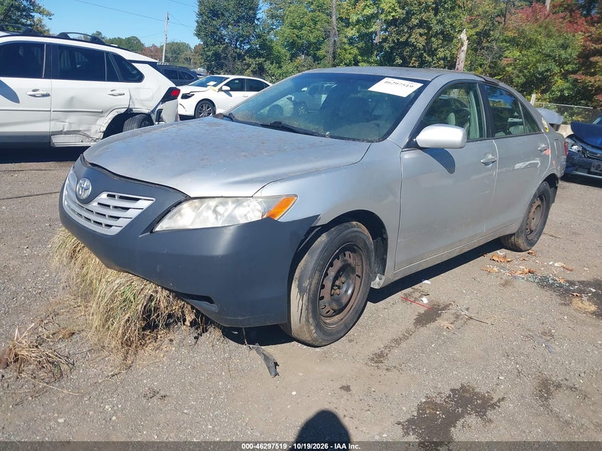 2008 Toyota Camry Le, Front & Rear, IAAI, VIN 4T1BE46K28U252861 — photo 2