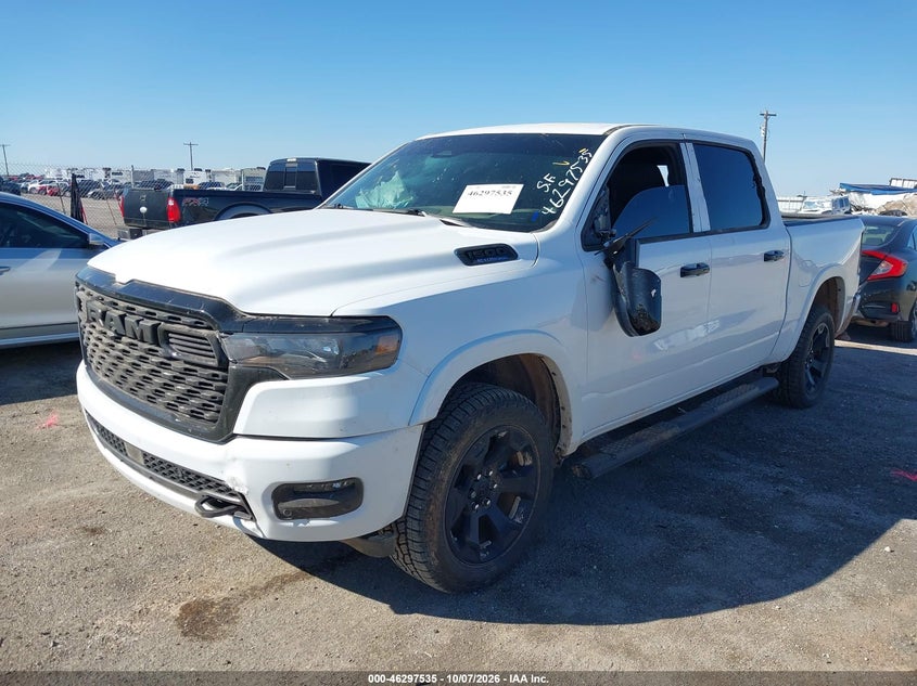 Vin: 1c6srfft2tn266086, lot: 46797698, ram 1500 big horn  4x4 5'7 box 20262