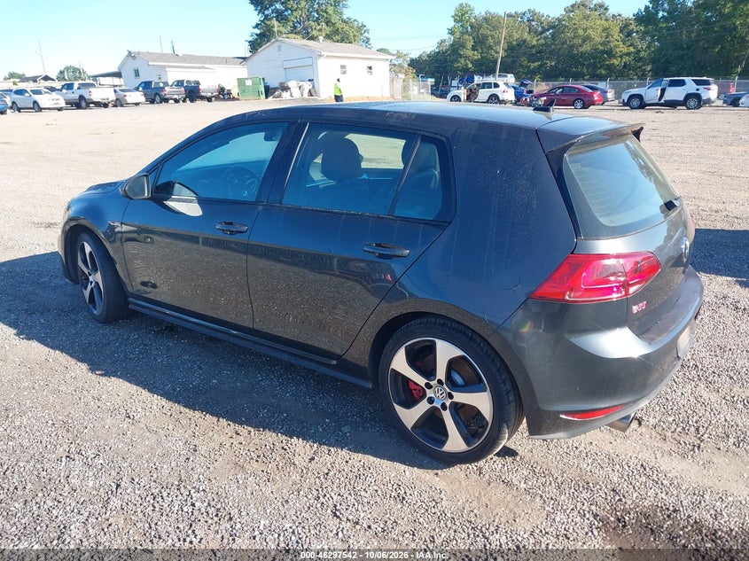 VOLKSWAGEN GOLF GTI 2017 VIN 3VW547AUXHM068686