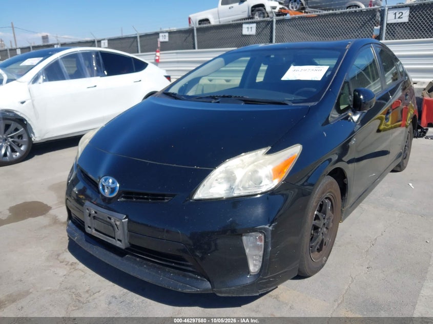 TOYOTA PRIUS 2013 VIN JTDKN3DU6D1727104