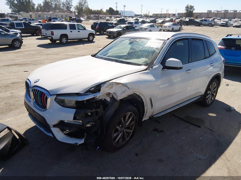 Vin: 5uxtr7c5xklr45279, lot: 46797751, bmw x3 sdrive30i 20192