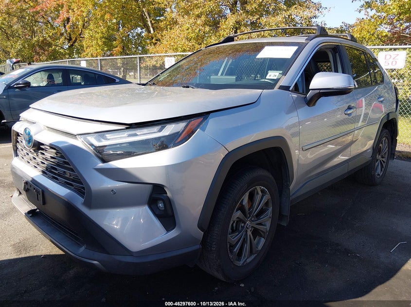 Vin: 2t3d6rfv6pw043593, lot: 46797763, toyota rav4 limited hybrid 20232