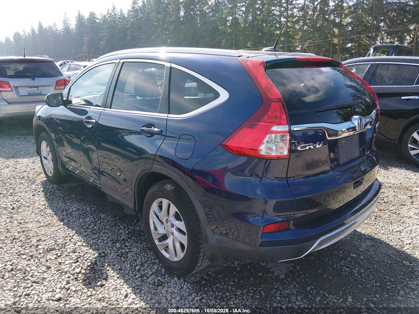 Vin: 2hkrm4h77fh639797, lot: 46797769, honda cr-v ex-l 20153