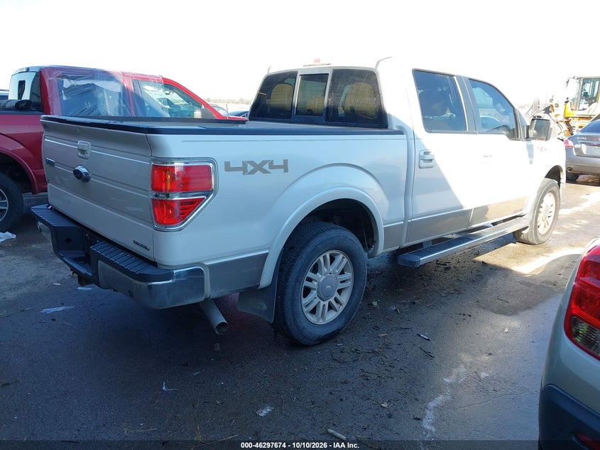 Vin: 1ftfw1ef2cfa29223, lot: 46797837, ford f-150 lariat 20124