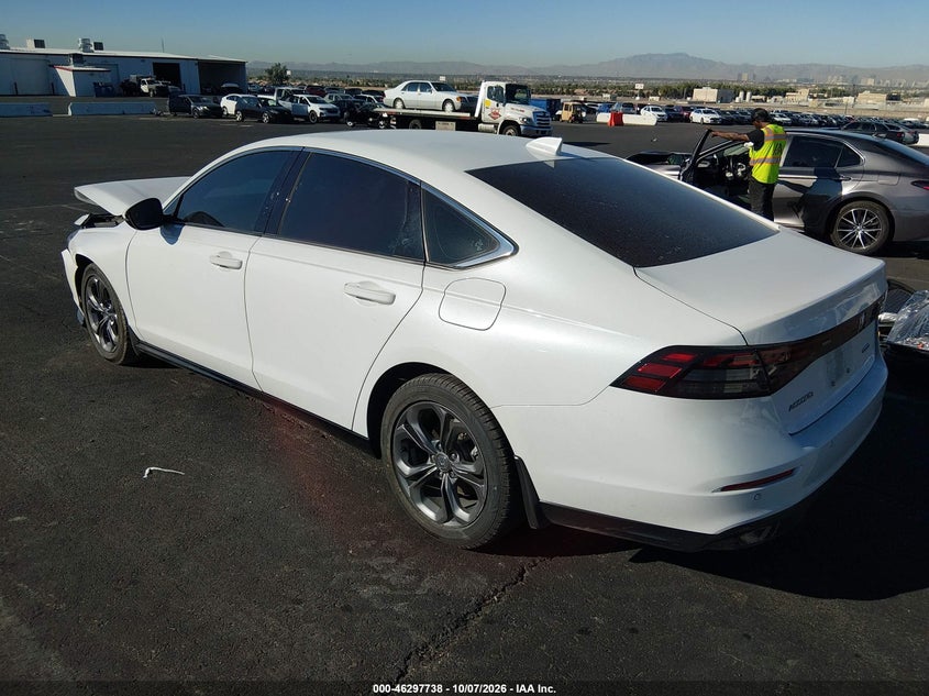 Vin: 1hgcy2f63pa008743, lot: 46797901, honda accord hybrid ex-l 20233