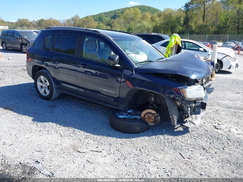 Vin: 1c4njdbb9gd662011, lot: 46797944, jeep compass sport 20161