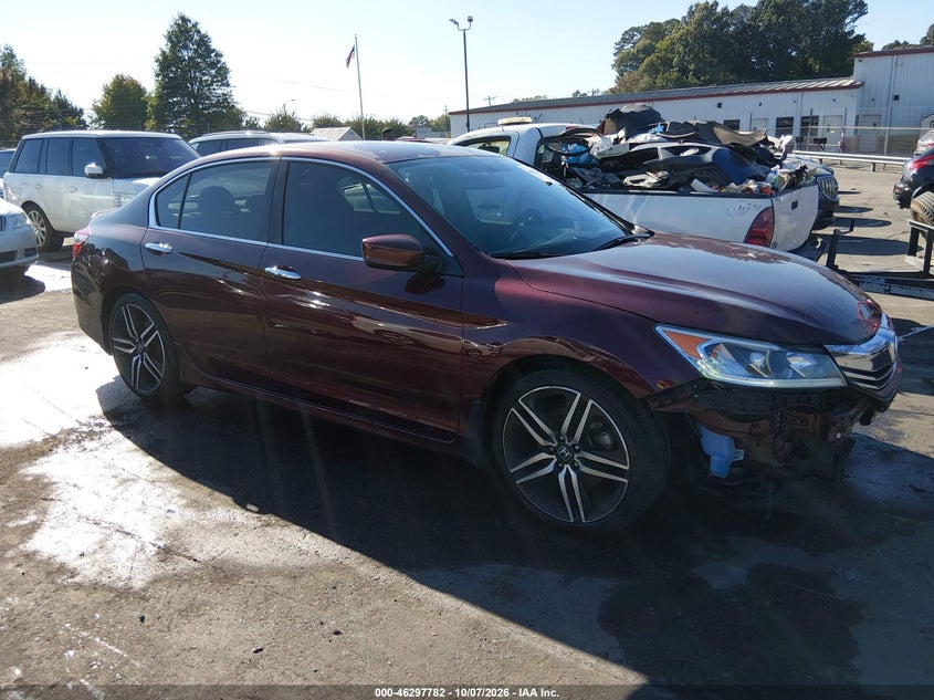 Vin: 1hgcr2f19ha157757, lot: 46797945, honda accord sport se 20171