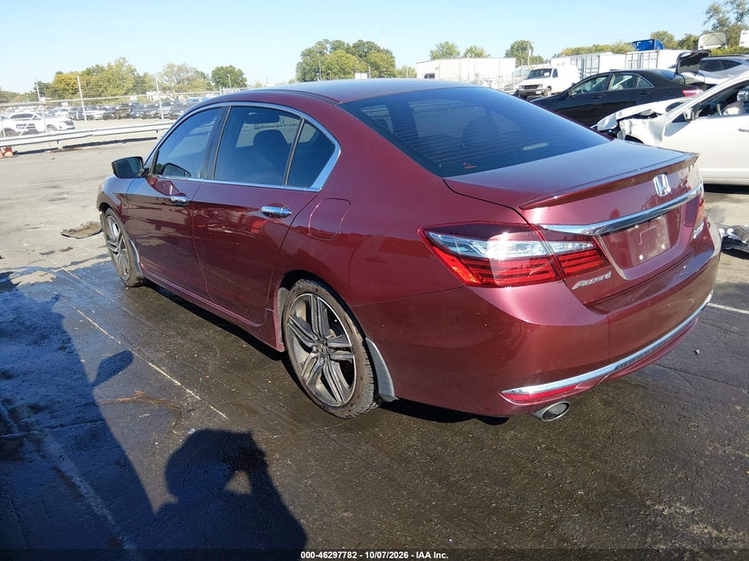 Vin: 1hgcr2f19ha157757, lot: 46797945, honda accord sport se 20173