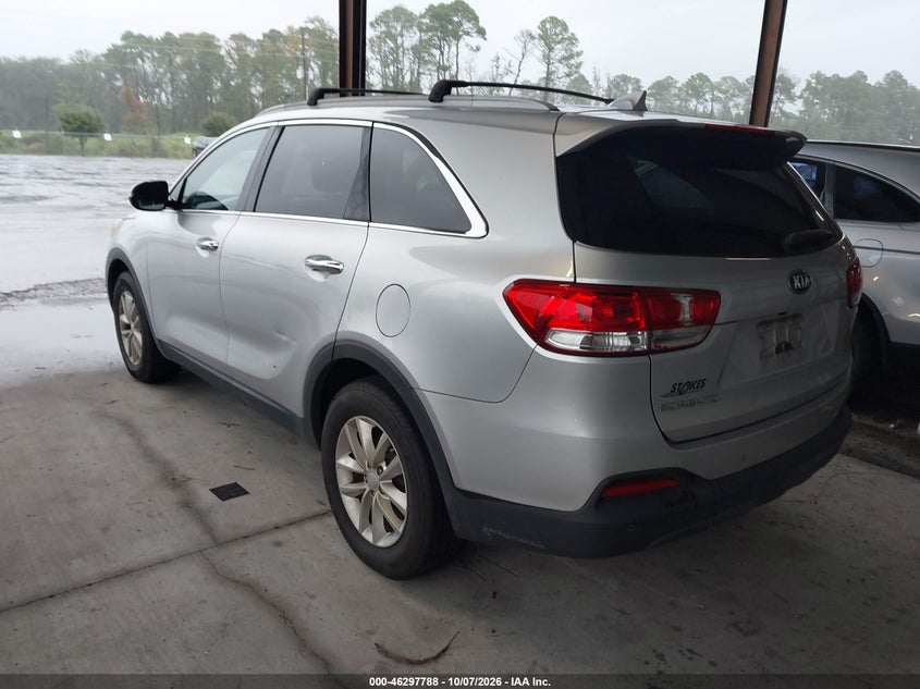 Vin: 5xypg4a3xhg270689, lot: 46797951, kia sorento 2.4l lx 20173