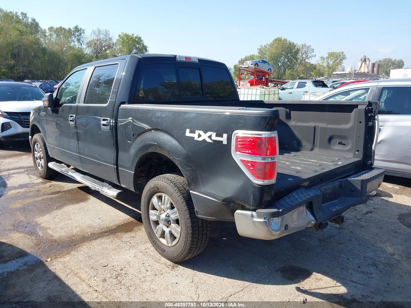 Vin: 1ftfw1ef2bkd11223, lot: 46797956, ford f-150 xlt 20113