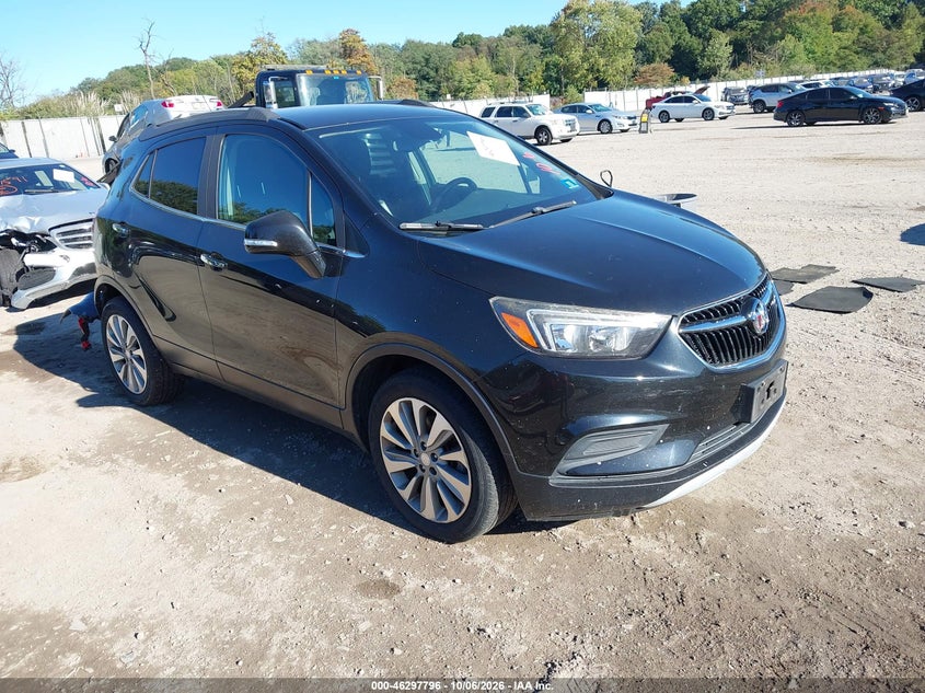 Vin: kl4cjasb4jb543768, lot: 46797959, buick encore preferred 20181